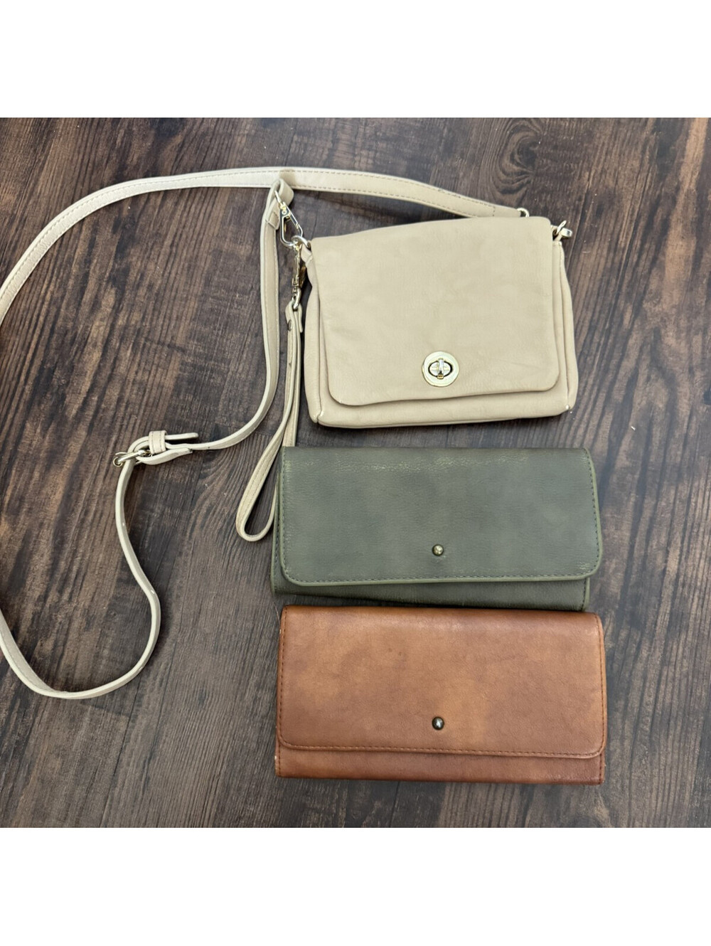 Lot of Three Wallets - 2 Universal Thread and 1 Charming Charlie